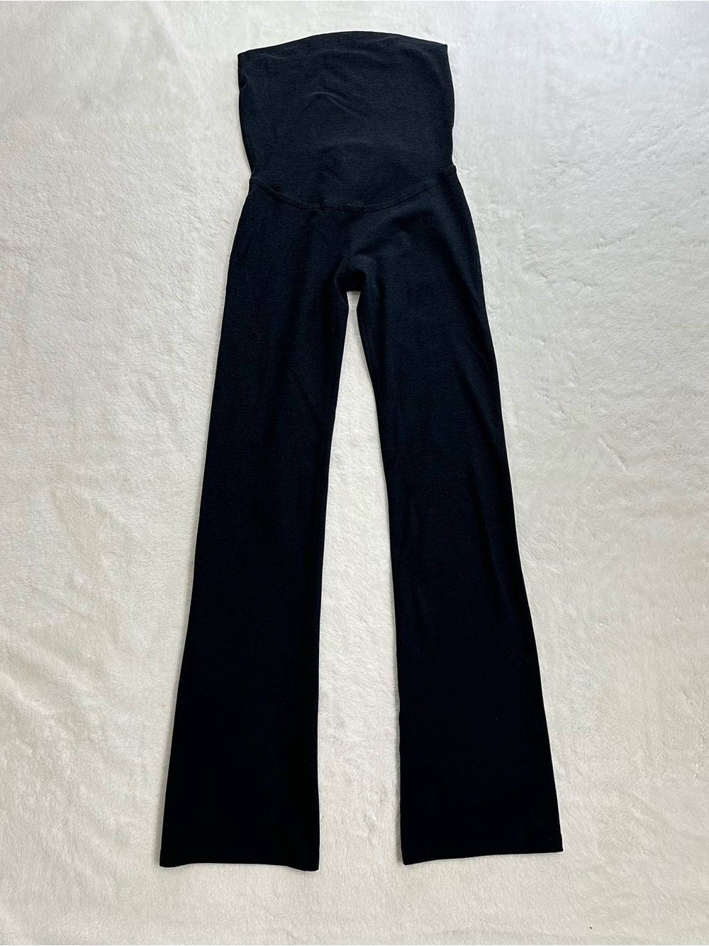 Beyond the Bump by Beyond Yoga Spacedye Maternity Bootcut Pants - Blue - XS